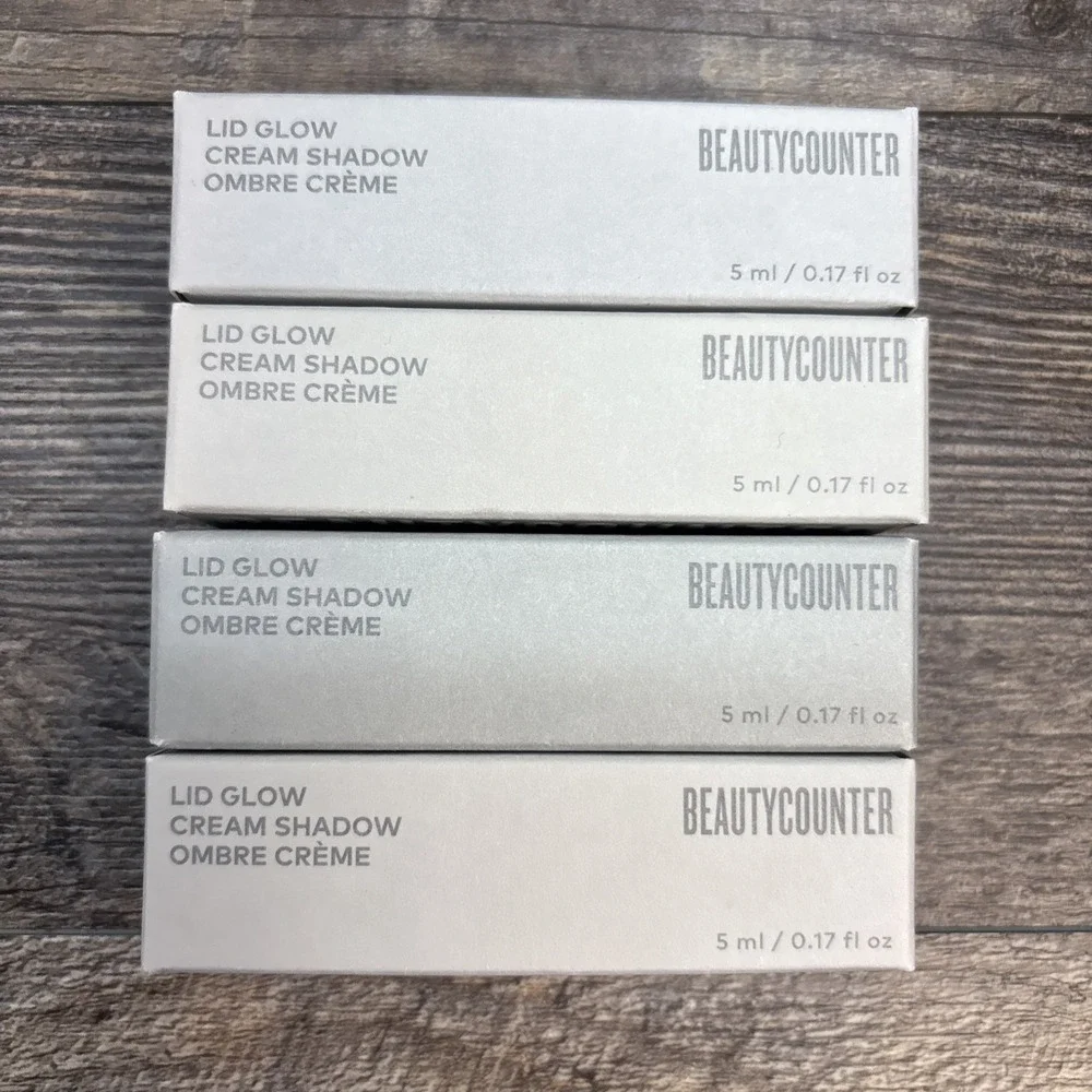 BEAUTYCOUNTER Variety 4-pack Lid Glow Cream Shadow 0.17 Fl Oz New In Box